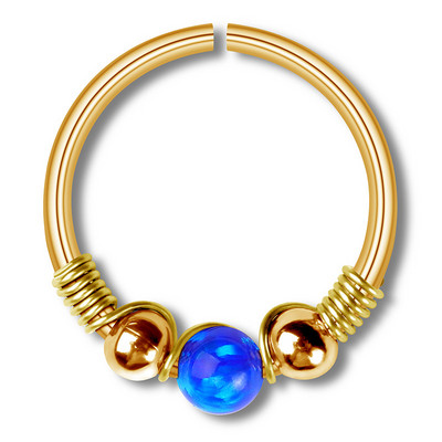 1 piesa Opal Daith Piercing Cercel Boho Fals Inel pentru nas Cartilage Piercing Cercei Tragus Faux Piercing Nas Bijuterii Rook Helix