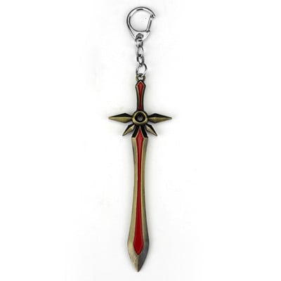 Játék LOL Thresh Weapon League of Legends Keychains League Rank Jinx Darts Weapon Riven The penge of exile Keychain