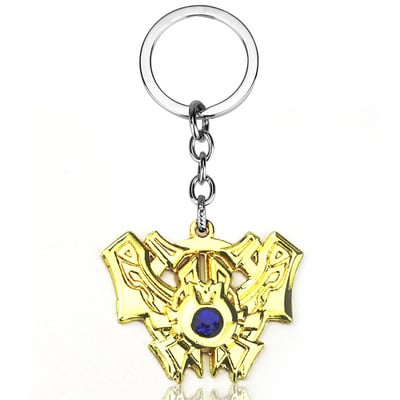 Játék LOL Thresh Weapon League of Legends Keychains League Rank Jinx Darts Weapon Riven The penge of exile Keychain