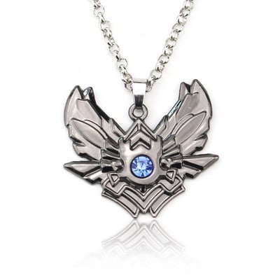 Játék LOL Thresh Weapon League of Legends Keychains League Rank Jinx Darts Weapon Riven The penge of exile Keychain