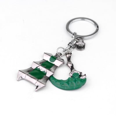 Játék LOL Thresh Weapon League of Legends Keychains League Rank Jinx Darts Weapon Riven The penge of exile Keychain
