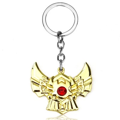 Játék LOL Thresh Weapon League of Legends Keychains League Rank Jinx Darts Weapon Riven The penge of exile Keychain