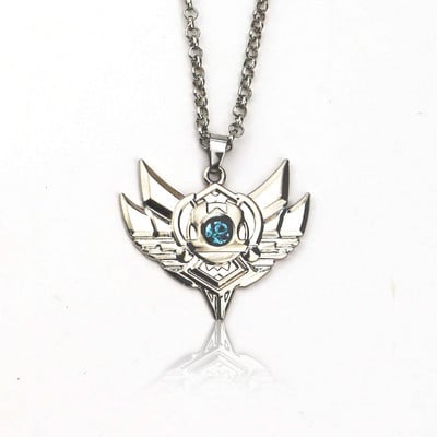 Játék LOL Thresh Weapon League of Legends Keychains League Rank Jinx Darts Weapon Riven The penge of exile Keychain