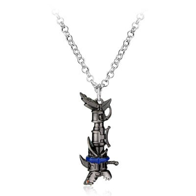 Játék LOL Thresh Weapon League of Legends Keychains League Rank Jinx Darts Weapon Riven The penge of exile Keychain