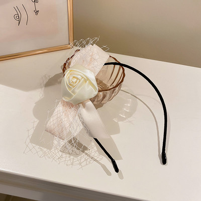 Coreea de Sud Cristal Stras Bentiță Net Roșu INS Franțuzesc Elegant Bandita Banchet Presiunea părului Par Coșcă Femei