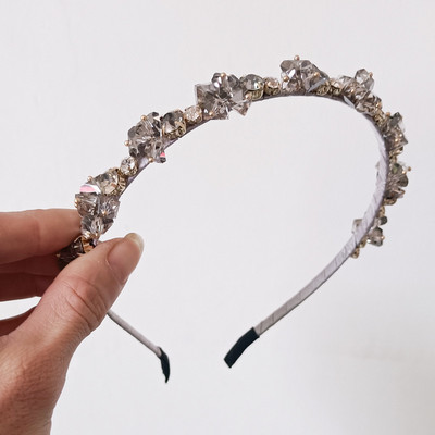 Coreea de Sud Cristal Stras Bentiță Net Roșu INS Franțuzesc Elegant Bandita Banchet Presiunea părului Par Coșcă Femei