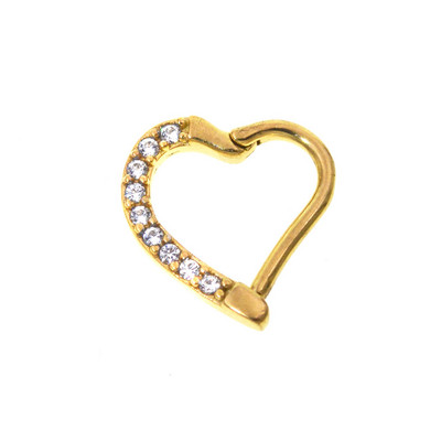 2020 Nou Top 10 oțel în formă de lună cerc cu balamale inel pentru nas mamelon Clicker cartilaj ureche tragus helix piercing buze bijuterii