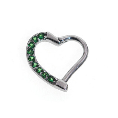 2020 Nou Top 10 oțel în formă de lună cerc cu balamale inel pentru nas mamelon Clicker cartilaj ureche tragus helix piercing buze bijuterii