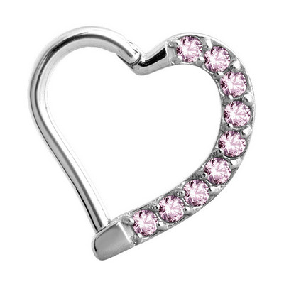 2020 Nou Top 10 oțel în formă de lună cerc cu balamale inel pentru nas mamelon Clicker cartilaj ureche tragus helix piercing buze bijuterii