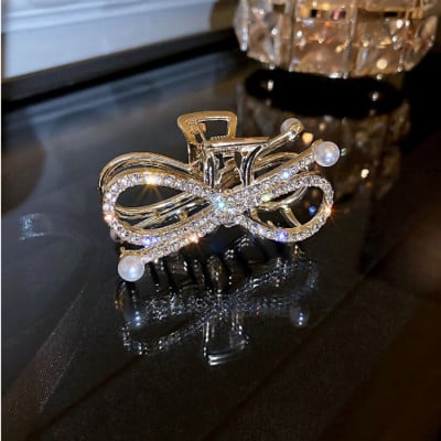 2021, nou, elegant, auriu, gol geometric, gheare de păr din metal, agrafe de păr vintage pentru femei, bandă pentru păr, accesorii pentru păr crab