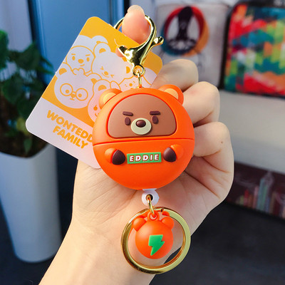 Slatki privjesak za ključeve sa životinjama koji se može uvući. Prekrasan ženski prijenosni višenamjenski privjesak za ključeve automobila, školska torba, privjesak, držač za kartice