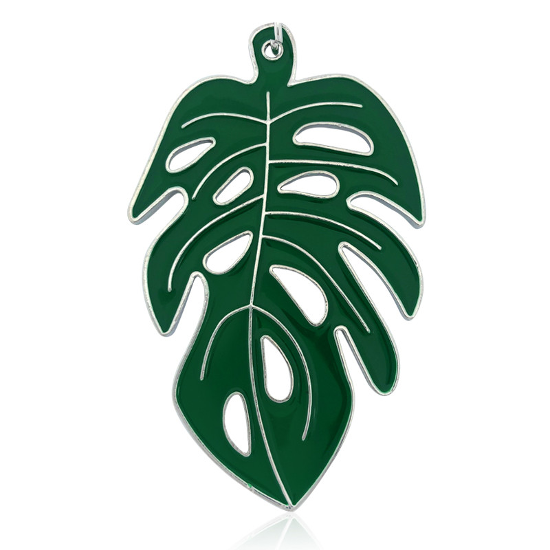 Breloc breloc cu frunze de țestoasă din aliaj, bricolaj, pandantiv, verde nordic, picătură proaspătă, frunze de ulei, accesorii pentru geantă doamnă