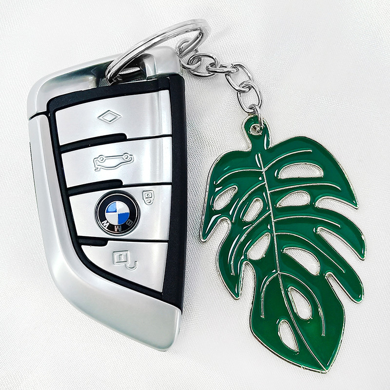 Breloc breloc cu frunze de țestoasă din aliaj, bricolaj, pandantiv, verde nordic, picătură proaspătă, frunze de ulei, accesorii pentru geantă doamnă