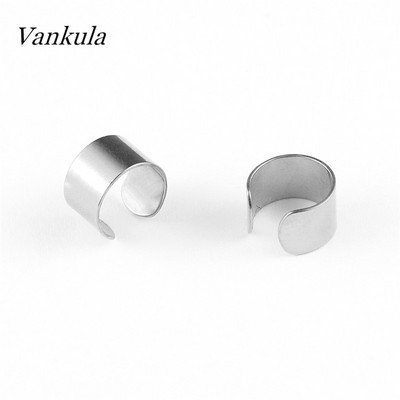 Vankula New Fashion Manșete de urechi mici și subțiri Manșete de urechi pentru urechi neperforate Cercei de cartilaj fals din oțel inoxidabil pentru femei sau bărbați