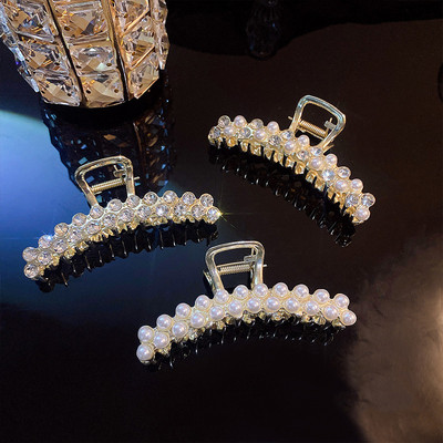 Agrafe de păr elegante 2021 pentru femei Agrafe de păr Accesorii de păr pentru fete Păr Crab Crăciun pentru păr Grip de păr Bijuterii de modă