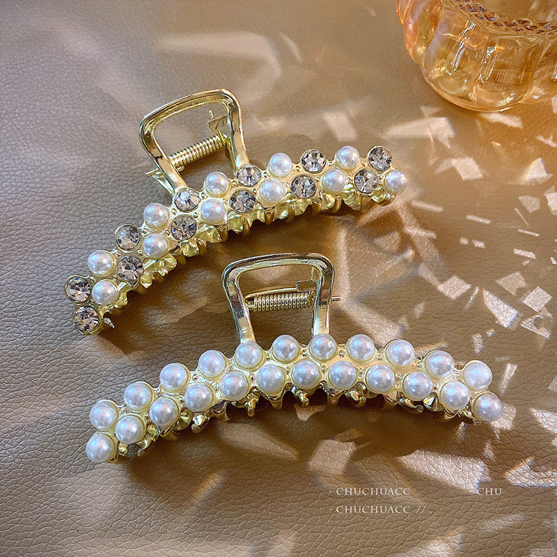 Agrafe de păr elegante 2021 pentru femei Agrafe de păr Accesorii de păr pentru fete Păr Crab Crăciun pentru păr Grip de păr Bijuterii de modă