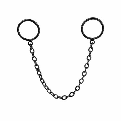 Vankula 1 buc. Lanț din oțel inoxidabil Inel cu cerc pentru nas Septum Buze Știfturi Cercei pentru cartilaj Rotunzi Tragus Piercing ureche Bijuterii pentru corp