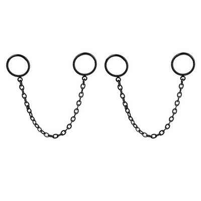 Vankula 1 buc. Lanț din oțel inoxidabil Inel cu cerc pentru nas Septum Buze Știfturi Cercei pentru cartilaj Rotunzi Tragus Piercing ureche Bijuterii pentru corp