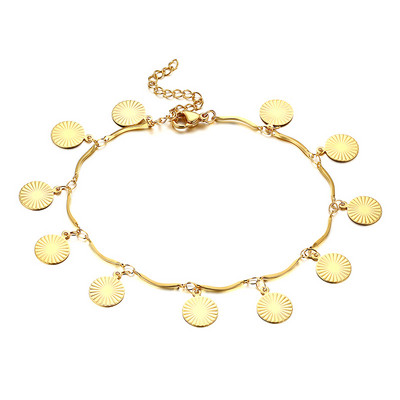 Brățară de gleznă de plajă pentru femei boeme