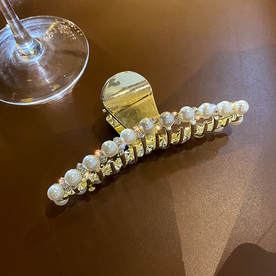 Agrafe de păr geometrice opale cu perle elegante pentru femei Agrafe de susținere a părului pe spate Decorează bentiță Accesorii de păr la modă Bijuterii 2021