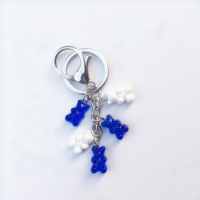 Breloc cu cireșe de cristal roșu pentru femei Breloc drăguț cu fructe Bărbați Breloc cu pandantiv pentru mașină Breloc pentru geanta pentru fete Bijuterii de modă Accesoriu