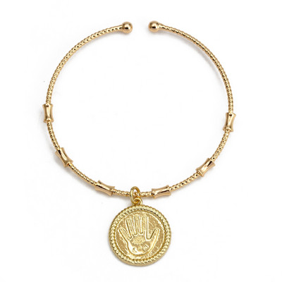 Ochi norocos, turcesc, albastru, ochi rău, brăţară, cupru, reglabilă, brățară de mână Fatima, pentru femei, fete, bărbați, bijuterii BE602