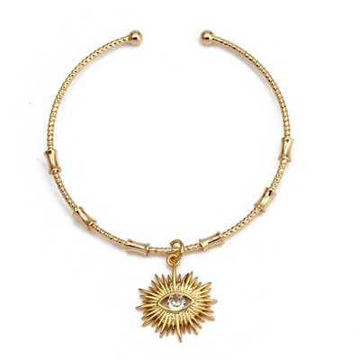 Ochi norocos, turcesc, albastru, ochi rău, brăţară, cupru, reglabilă, brățară de mână Fatima, pentru femei, fete, bărbați, bijuterii BE602