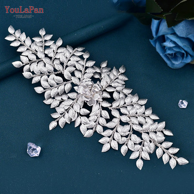 YouLaPan HP496 mados moters galvos apdangalas Kalnų krištolas nuotakos galvos apdangalas Vestuviniai plaukų aksesuarai nuotakos tiaros galvos apdangalai
