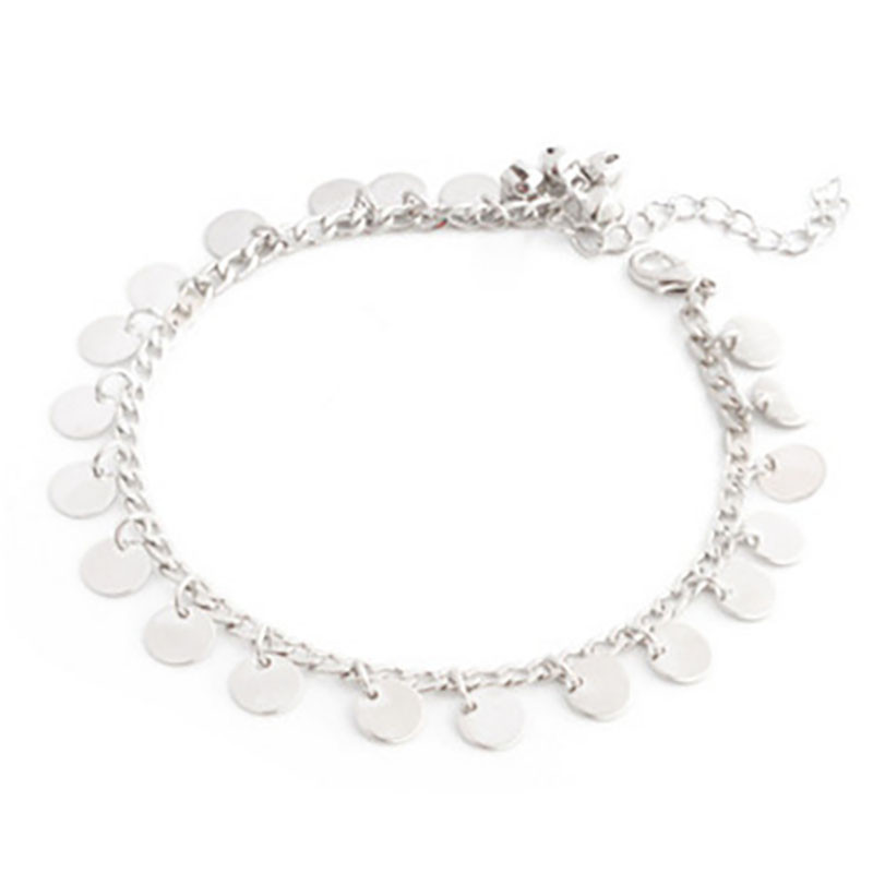 Punk auriu argintiu ciucuri picior clopot gleznă Boho femei brăţară pe picior desculţ sandale glezna pentru femeie vară plajă bijuterii