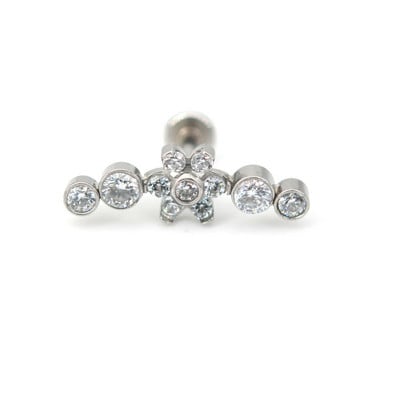 100% oțel chirurgical fir Labret buză ureche bar cartilaj cercel unghie tragus Stud piercing lobul urechii inel interior bijuterii corpului