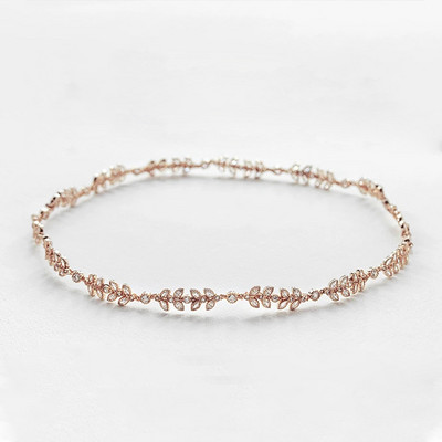 Stonefans Strass Cristal Lanț Cap Mireasă Accesorii Păr Mireasă Bandă Zircon Nunta Femei Bijuterii Cap Tiara lucrate manual