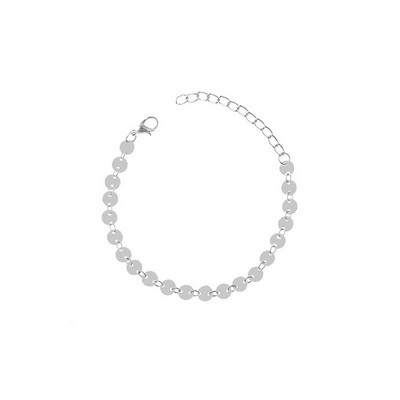 Huitan 1 buc Lanț de gleznă gleznă pentru femei Design simplu și elegant Inimă/triunghi/Disc rotund Accesorii pentru picioare Bijuterii versatile pentru fete