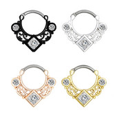 1 ks zirkónové krúžky do nosa z chirurgickej ocele 10 mm dámske šperky 2021 okrúhle zirkónové krúžky do nosa piercing do chrupavky náušnice telové šperky