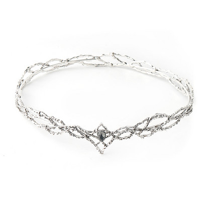 Movie King Round Elves Crown Tiara Women Waterdrop Циркон лента за глава Булчински аксесоари за коса Корона Сватбени шапки Подаръци