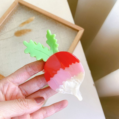 2023 New Trend Colorate Morcov Agrafe de păr pentru femei Minunat Acetat Iepure Păr de Animal Gheare Cochiră Fete Agrafe