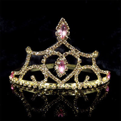 Nunta Mireasa Printesa Cristal Austriac Tiara Coroana Voal Accesoriu De Par Pentru Fete Copii Tiara Coroana Bijuterii Păr
