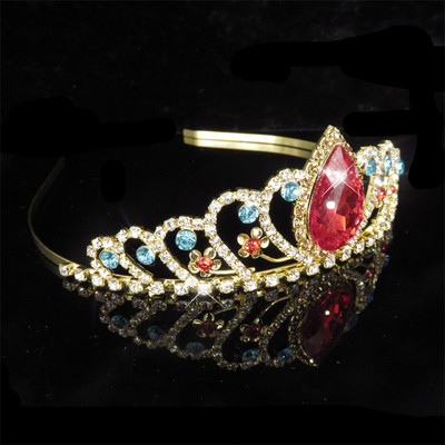 Nunta Mireasa Printesa Cristal Austriac Tiara Coroana Voal Accesoriu De Par Pentru Fete Copii Tiara Coroana Bijuterii Păr