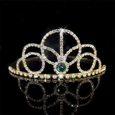 Nunta Mireasa Printesa Cristal Austriac Tiara Coroana Voal Accesoriu De Par Pentru Fete Copii Tiara Coroana Bijuterii Păr