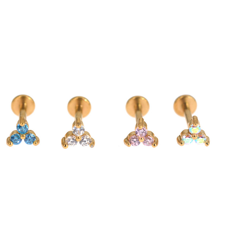 Oțel chirurgical Labret Stud Buză Medusa Inel Ureche Cartilaj Helix Tragus Lobe Concha Piercing Cercei Hipoalergenic Bijuterii pentru corp