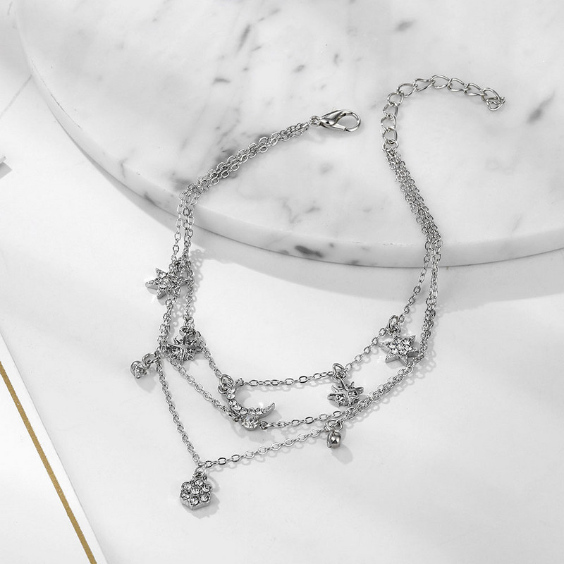 FNIO Bohemia lančane narukvice za žene Dodaci za stopala Ljeto 2021. Plaža Bosonoge sandale Narukvica gležanj na nozi Ženski