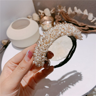 Καρφίτσα μαλλιών Lady Pearl Crystal Πτυσσόμενο σχοινί για γαμήλια δεξίωση Αξεσουάρ μαλλιών Σταθερά μαλλιά Γυναικεία κοσμήματα καρφίτσα μαλλιών