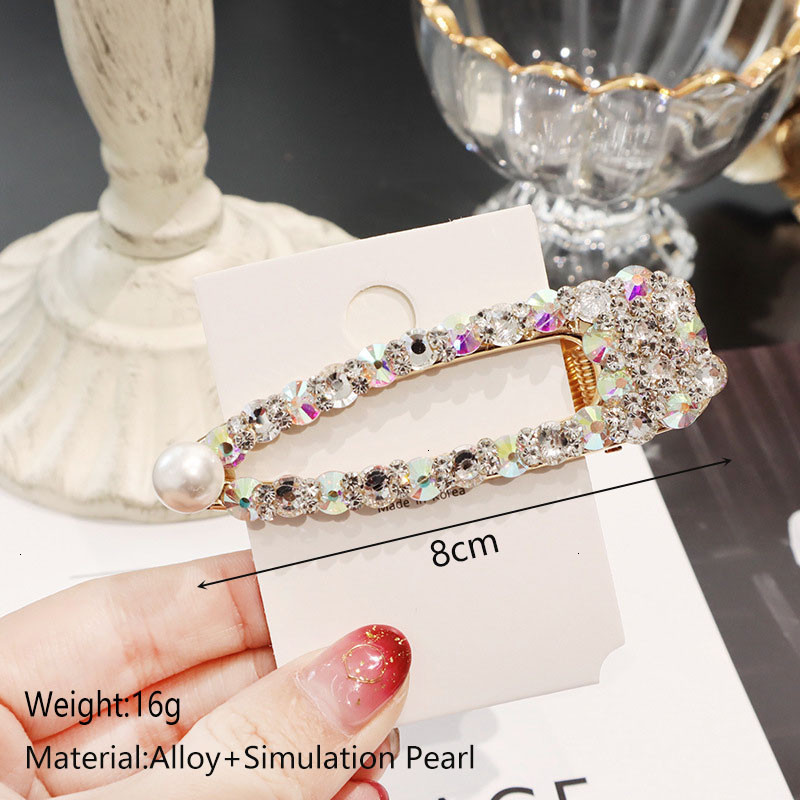 Acele de păr din cristal coreean Bijuterii de păr pentru femei Simulare de modă Perle de aur Agrafe Agrafe Ace Nuntă Accesorii pentru tiare de mireasă