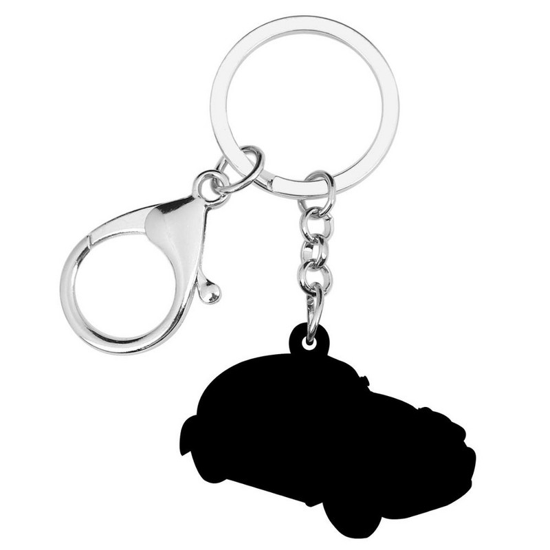 Bonsny Acrilic Clasic Roz Mașină Model Breloc Breloc Bijuterii Noutate Pentru Femei Fete Ladie Poșetă Mașină Charms Decorare