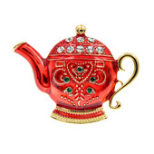 CINDY XIANG Email Ceainic Pin Strass Design Creativ Broșe de modă pentru femei 2 culori disponibile Cadou bun