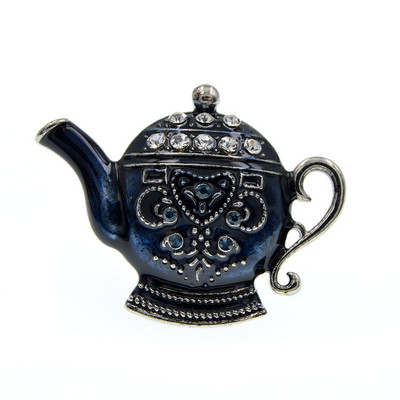 CINDY XIANG Email Ceainic Pin Strass Design Creativ Broșe de modă pentru femei 2 culori disponibile Cadou bun