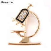 Nou Microscop Echipament Medical Broșă Pin Doctor Asistentă Spital rever Rucsac Zircon Insigna Ace Bijuterii Accesorii Cadou