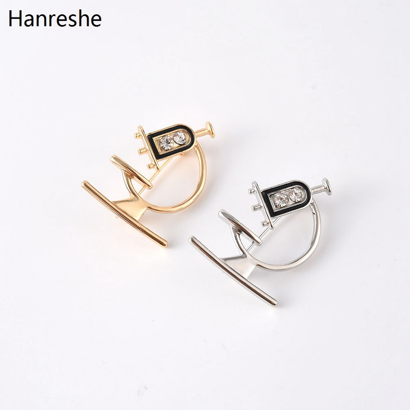 Nou Microscop Echipament Medical Broșă Pin Doctor Asistentă Spital rever Rucsac Zircon Insigna Ace Bijuterii Accesorii Cadou