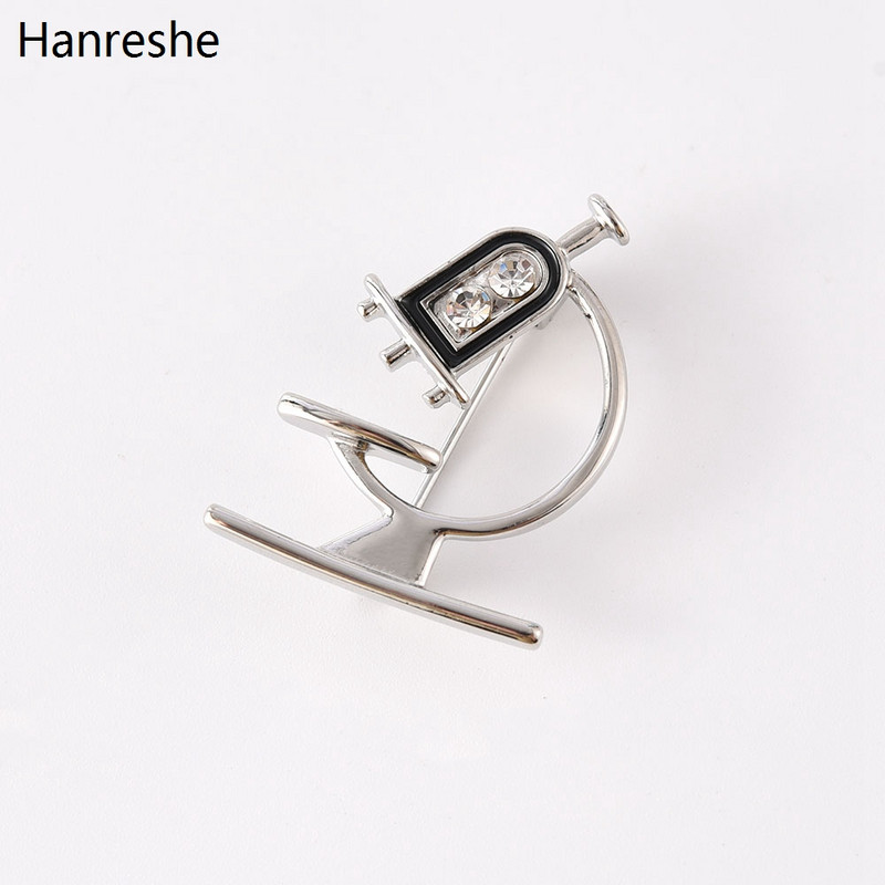 Nou Microscop Echipament Medical Broșă Pin Doctor Asistentă Spital rever Rucsac Zircon Insigna Ace Bijuterii Accesorii Cadou