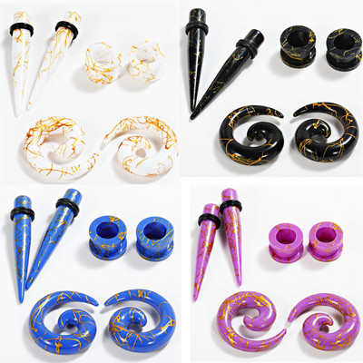 Kubooz ekspander za piercing nakit za tijelo akrilni set za sužavanje ušiju i čepići za proširenje modnih mjerača
