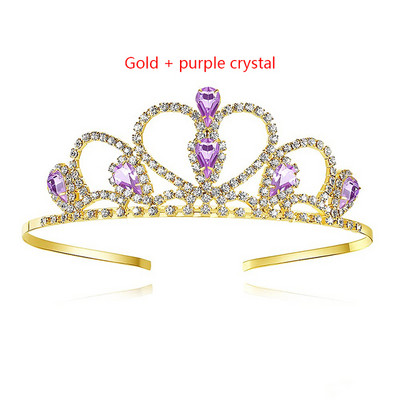 2022 Moda Printesa Coroana Mireasa Cristal Coafura Accesorii pentru Par Fete Strass Coefca Mireasa Petrecere Nunta Acces la Par